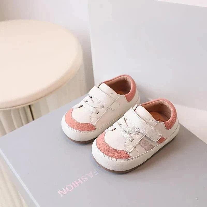 2024 Spring/Autumn/Summer Toddler Shoes Soft Breathable Microfiber Leather Sneakers - Angelodini