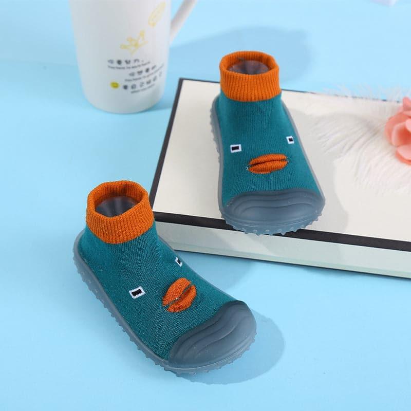 Angelodini Cute 3D Indoor Baby Sock Shoes | Non-Slip Soft Sole First Walkers for Spring and Autumn - Angelodini