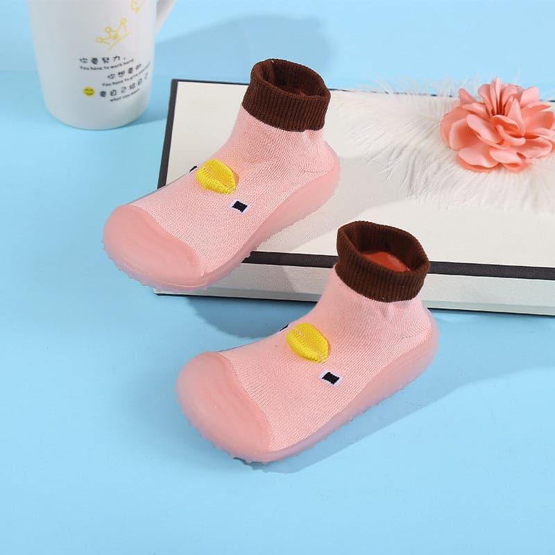 Angelodini Cute 3D Indoor Baby Sock Shoes | Non-Slip Soft Sole First Walkers for Spring and Autumn - Angelodini