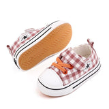 Angelodini Velcro Checkered Classic Toddler Shoes | Soft Sole First Walkers - Angelodini