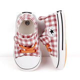 Angelodini Velcro Checkered Classic Toddler Shoes | Soft Sole First Walkers - Angelodini