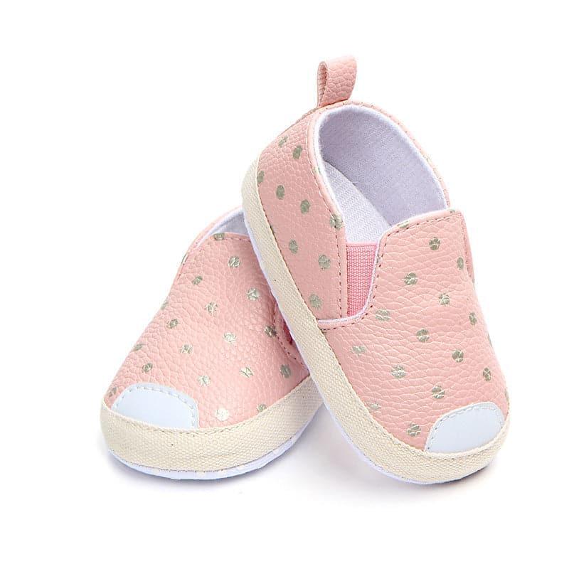 Baby Polka Dot Board Shoes Casual Toddler Shoes - Angelodini