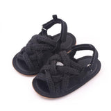 Baby Sandals Simple Hemp Rope Open-toe Sandals for Toddlers - Angelodini