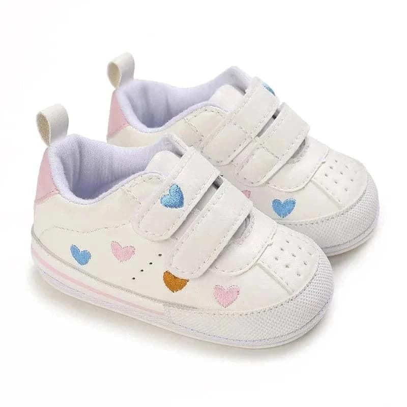 Baby Shoes Boy Girl Sneaker Soft Anti-Slip Sole Newborn Infant First Walkers - Angelodini