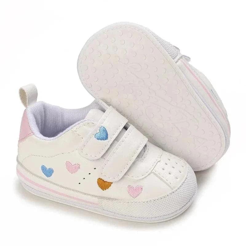 Baby Shoes Boy Girl Sneaker Soft Anti-Slip Sole Newborn Infant First Walkers - Angelodini