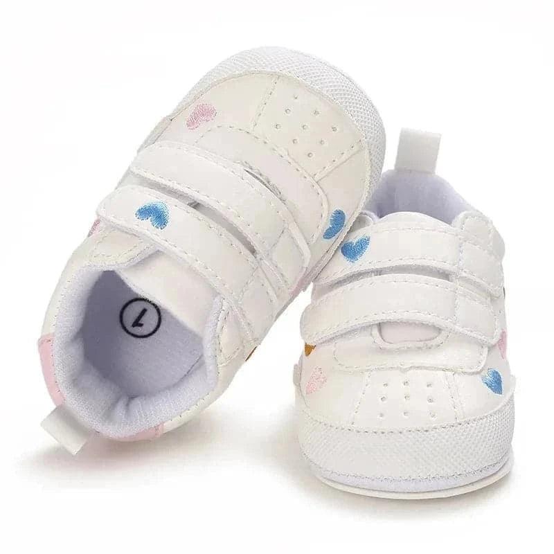 Baby Shoes Boy Girl Sneaker Soft Anti-Slip Sole Newborn Infant First Walkers - Angelodini