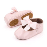 Bow Velcro Princess Shoes Mary Jane Toddler Shoes - Angelodini