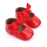 Bow Velcro Princess Shoes Mary Jane Toddler Shoes - Angelodini