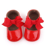 Bow Velcro Princess Shoes Mary Jane Toddler Shoes - Angelodini