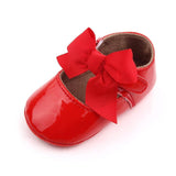 Bow Velcro Princess Shoes Mary Jane Toddler Shoes - Angelodini