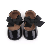 Bow Velcro Princess Shoes Mary Jane Toddler Shoes - Angelodini