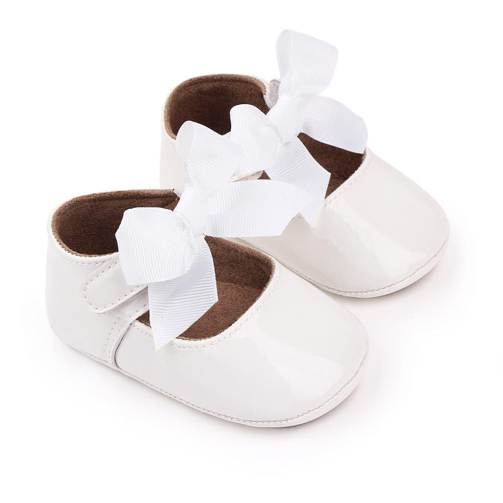 Bow Velcro Princess Shoes Mary Jane Toddler Shoes - Angelodini