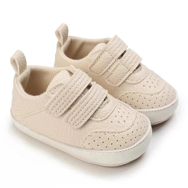 Cute Newborn Kid Causal Sneakers Soft Sole Crib Shoes - Angelodini