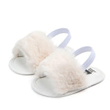 Fluffy PU Baby Sandals - Angelodini