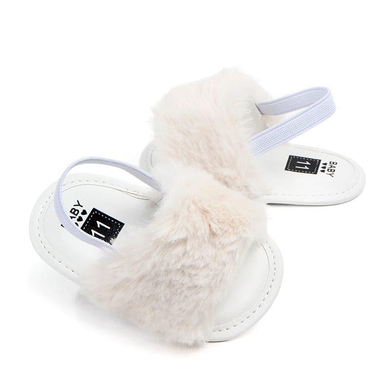 Fluffy PU Baby Sandals - Angelodini