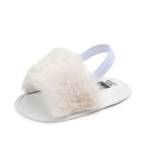 Fluffy PU Baby Sandals - Angelodini