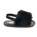 Fluffy PU Baby Sandals - Angelodini