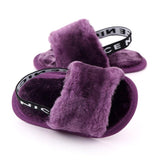 Fluffy PU Baby Sandals - Angelodini