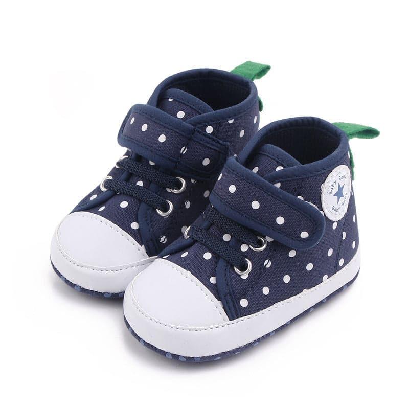 High-layer Velcro Checkers classical Toddler Shoes - Angelodini