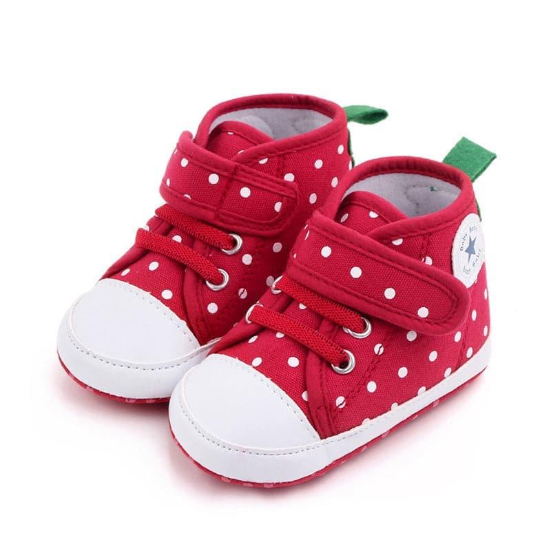 High-layer Velcro Checkers classical Toddler Shoes - Angelodini