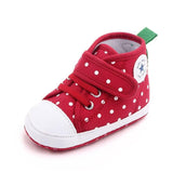 High-layer Velcro Checkers classical Toddler Shoes - Angelodini