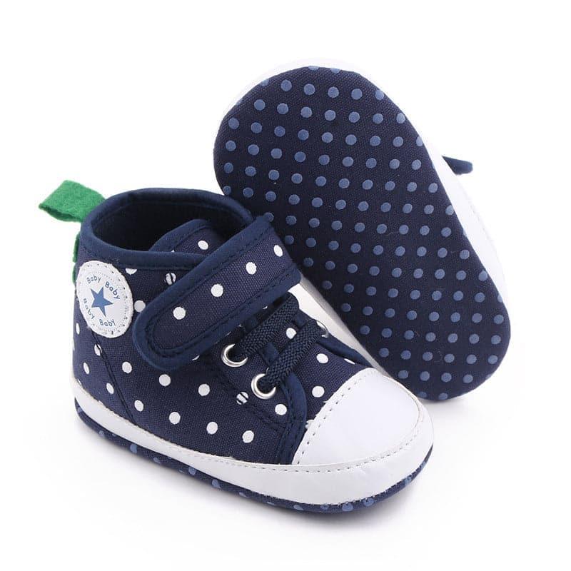 High-layer Velcro Checkers classical Toddler Shoes - Angelodini