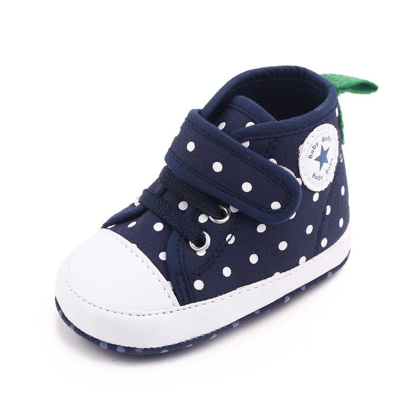 High-layer Velcro Checkers classical Toddler Shoes - Angelodini