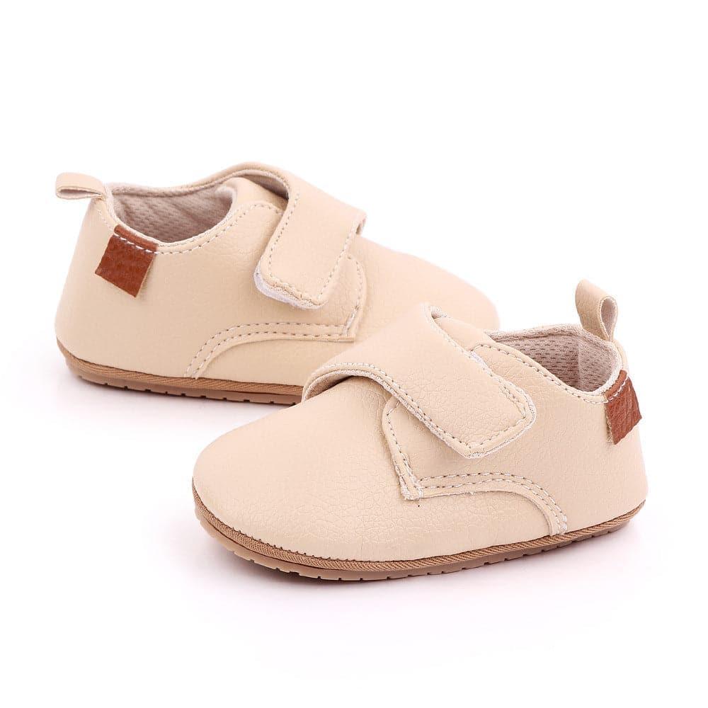 Korean Solid Velcro Toddler Shoes - Angelodini