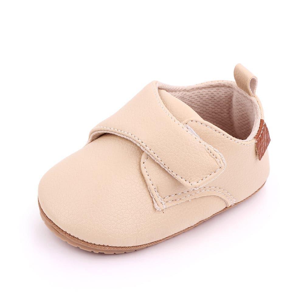 Korean Solid Velcro Toddler Shoes - Angelodini