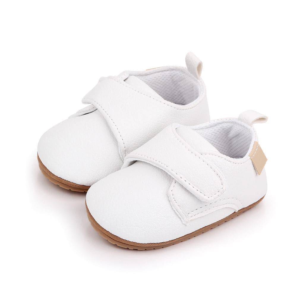 Korean Solid Velcro Toddler Shoes - Angelodini