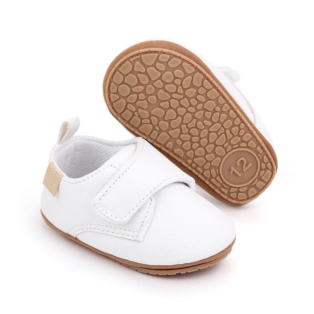 Korean Solid Velcro Toddler Shoes - Angelodini