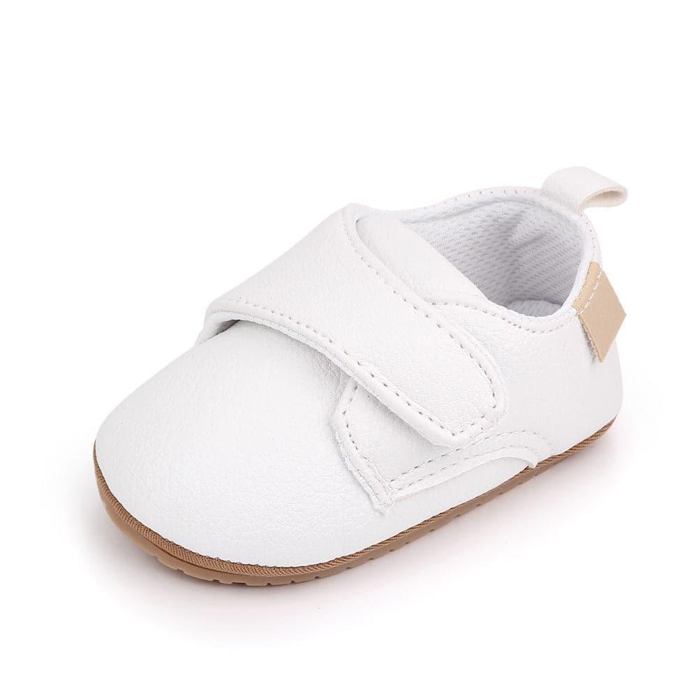 Korean Solid Velcro Toddler Shoes - Angelodini