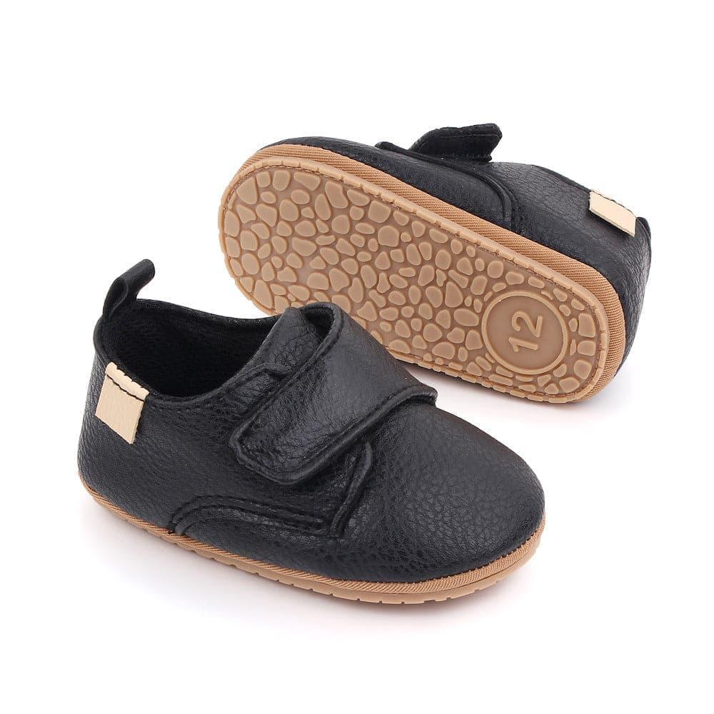 Korean Solid Velcro Toddler Shoes - Angelodini