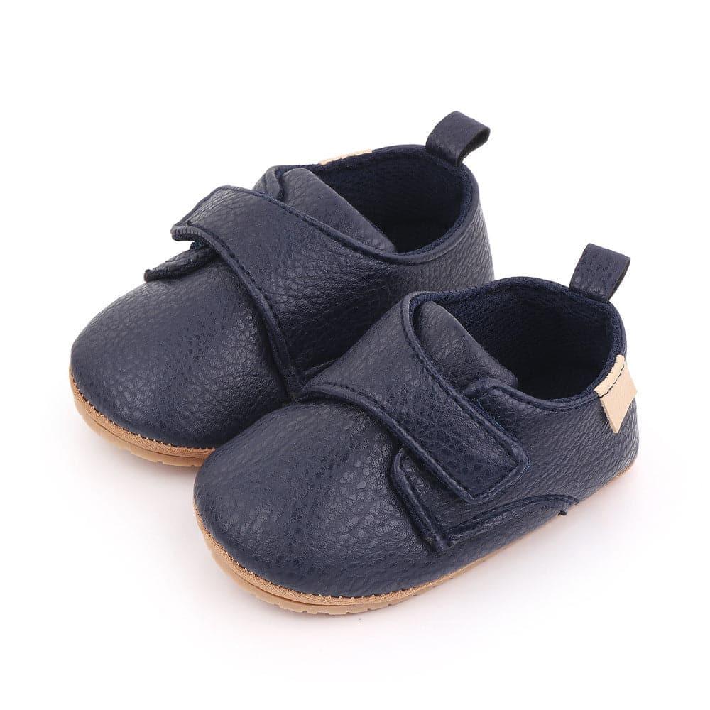 Korean Solid Velcro Toddler Shoes - Angelodini