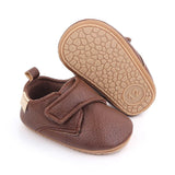 Korean Solid Velcro Toddler Shoes - Angelodini