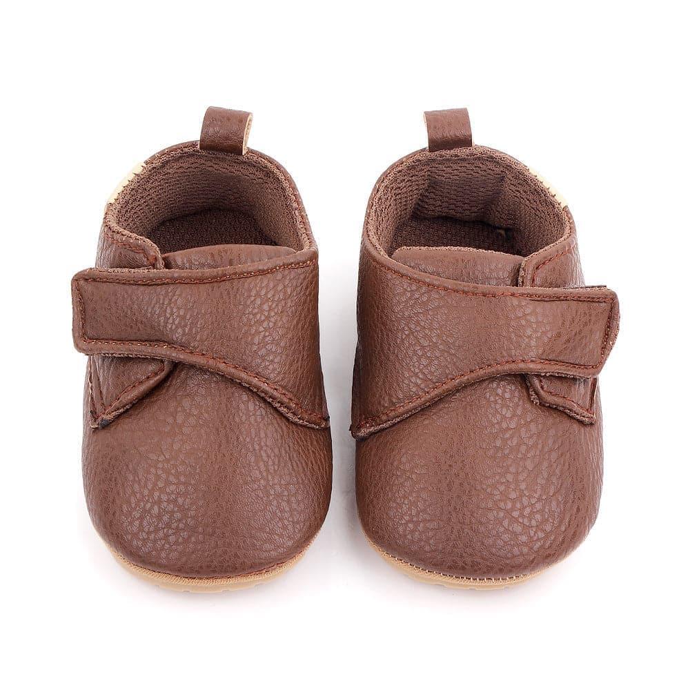 Korean Solid Velcro Toddler Shoes - Angelodini