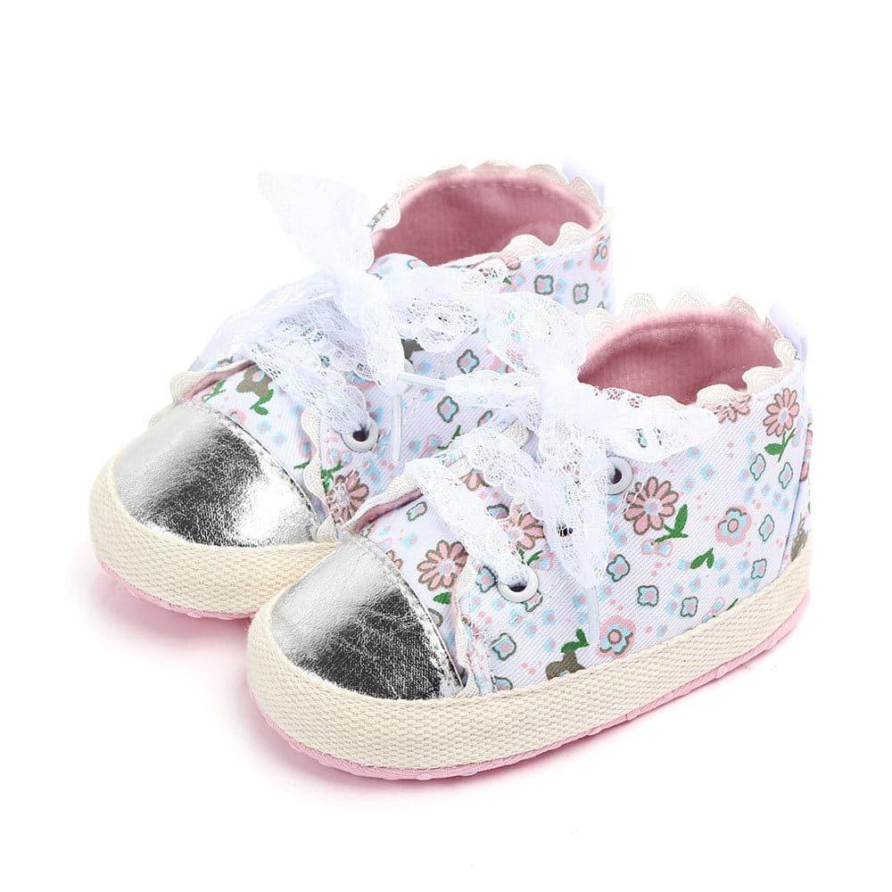 Lace-up Baby Shoes Soft-soled Toddlers - Angelodini