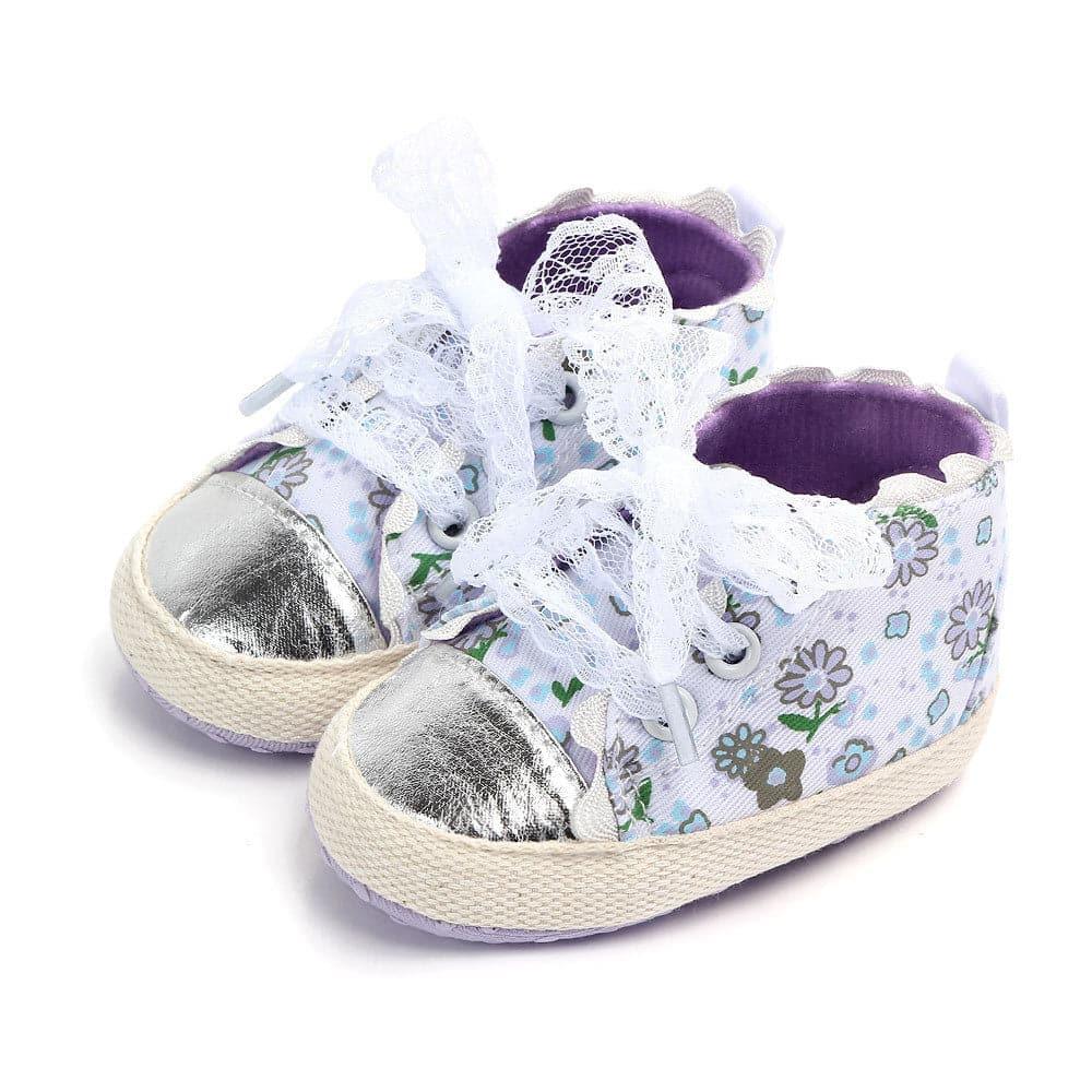 Lace-up Baby Shoes Soft-soled Toddlers - Angelodini