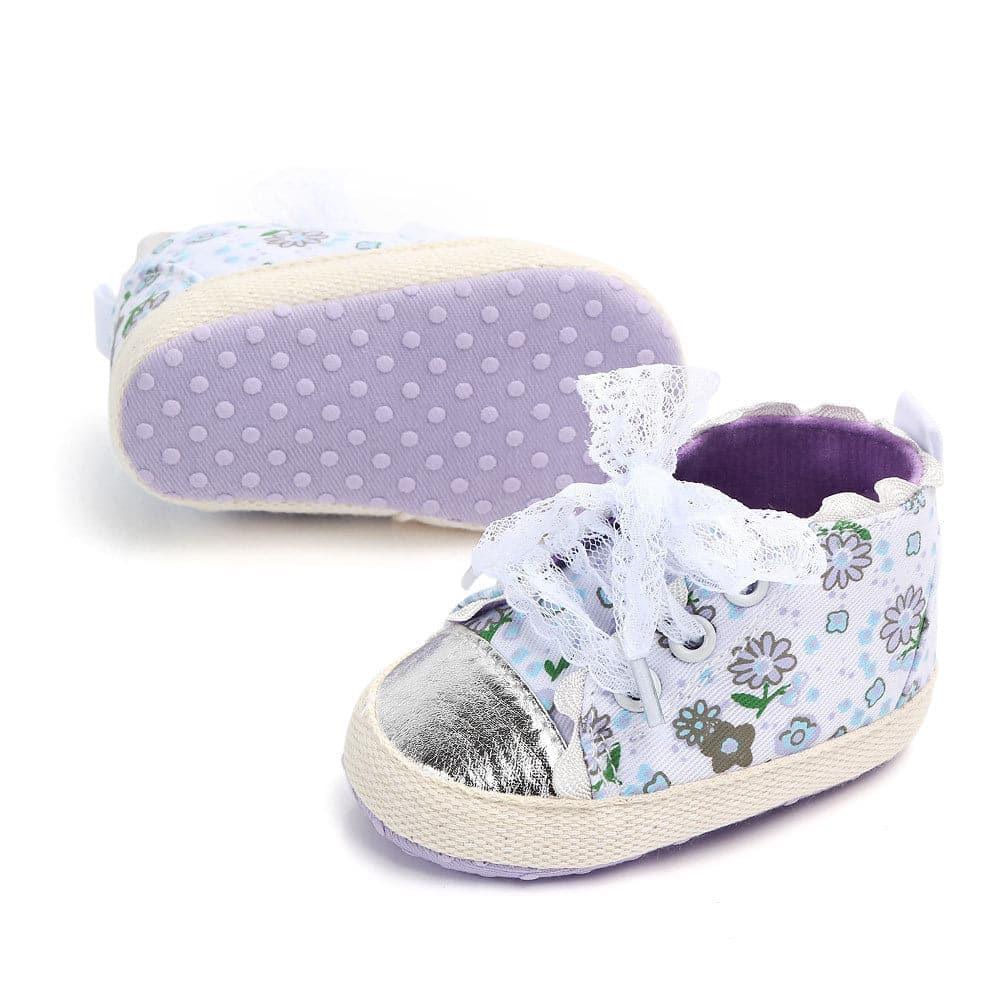 Lace-up Baby Shoes Soft-soled Toddlers - Angelodini