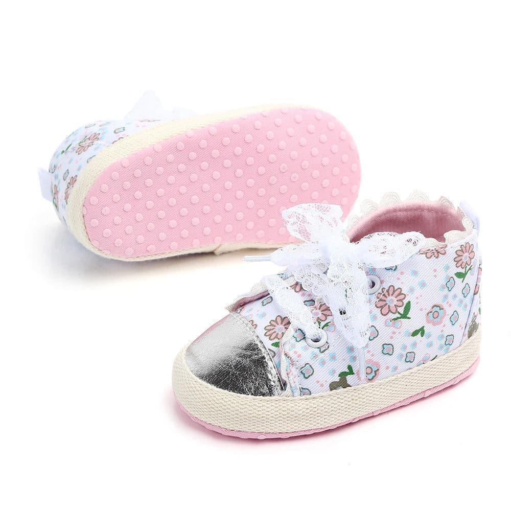 Lace-up Baby Shoes Soft-soled Toddlers - Angelodini