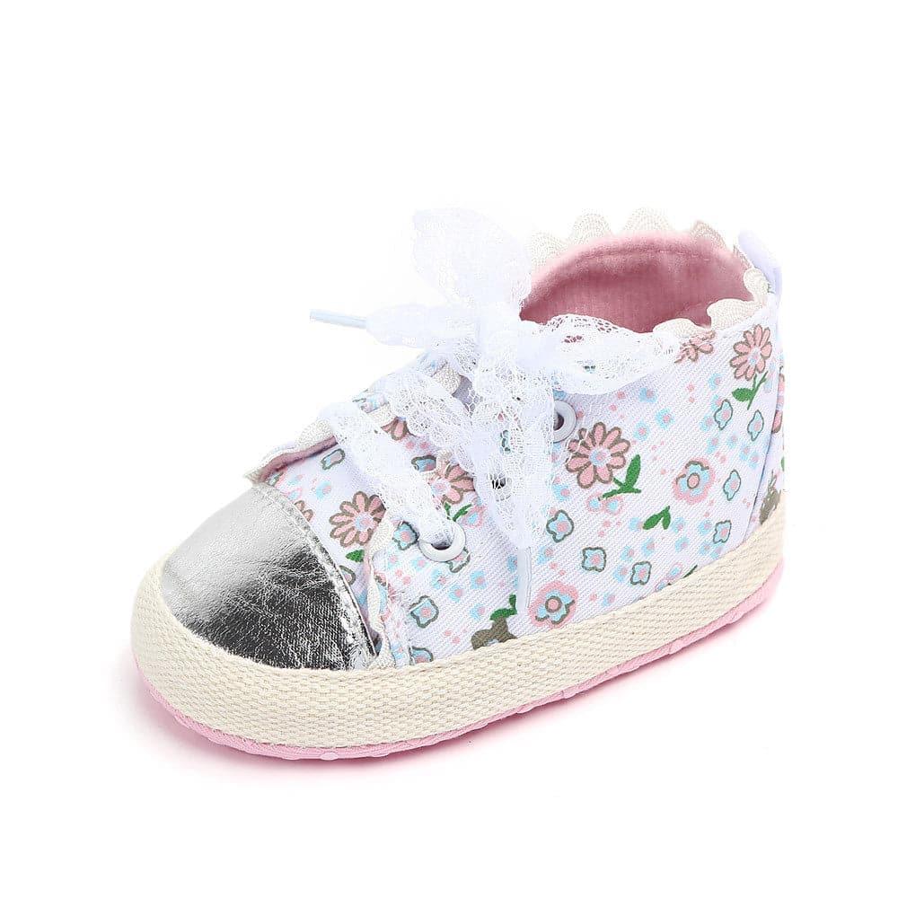 Lace-up Baby Shoes Soft-soled Toddlers - Angelodini