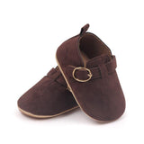 Matte Leather Retro Velcro Toddler Shoes - Angelodini