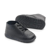 Retro Leather Boy Girl Shoes Toddler Rubber Sole Anti-slip First Walkers - Angelodini