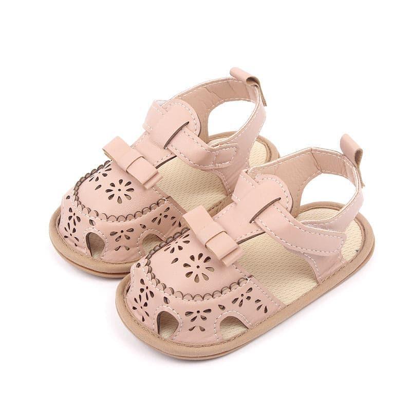 Summer Bow Soft-soled Baby Toe Sandals Cute Non-slip Toddlers - Angelodini