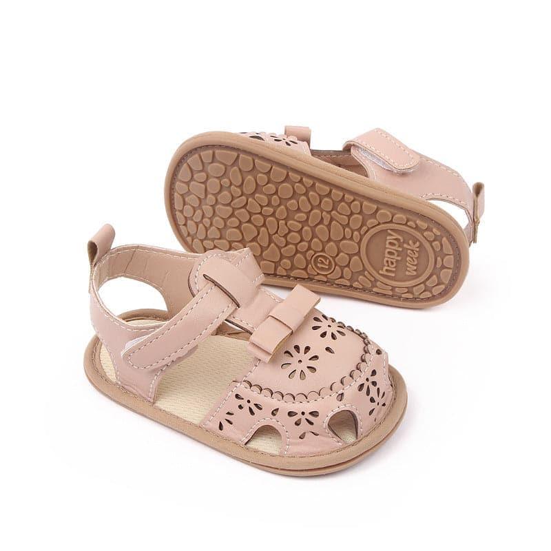 Summer Bow Soft-soled Baby Toe Sandals Cute Non-slip Toddlers - Angelodini