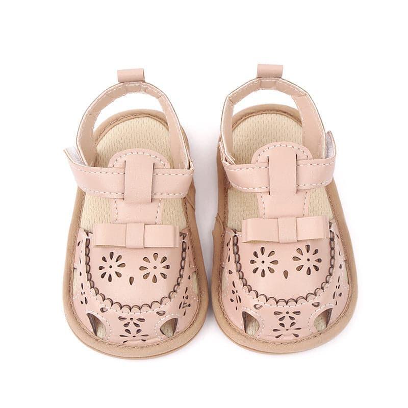 Summer Bow Soft-soled Baby Toe Sandals Cute Non-slip Toddlers - Angelodini